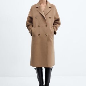 MANGO Handmade Oversized Wool Coat